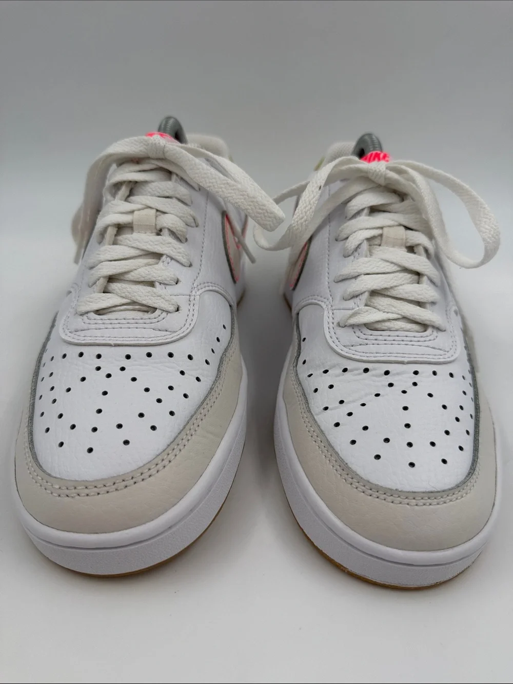 Nike Court Vision Low 'White Pink' (Style Code: FJ4569-100) Women's Size 8.0